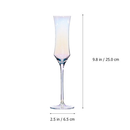 2pcs Dazzling Goblet Wine Glass Stemware 1