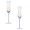 2pcs Dazzling Goblet Wine Glass Stemware 8