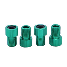 4St Aluminium Groene Bike Adapter Naar Ventiel
