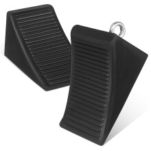 Wheel Stopper For Trailer Heavy Duty Rubber 2pcs