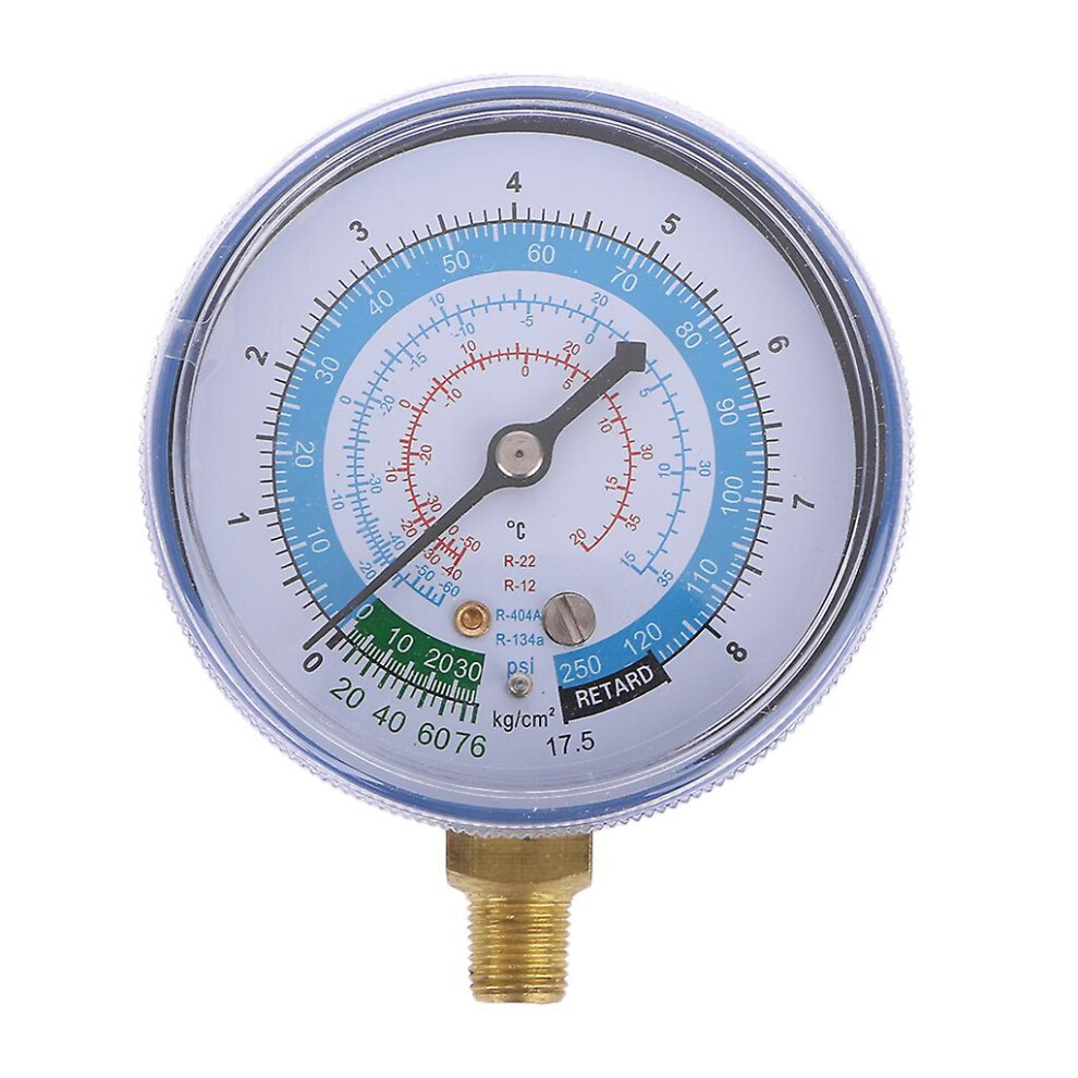 New Air Conditioner R404 R134a R22 Refrigerant Low Pressure Gauge Psi Kpa Blue 6935159241407