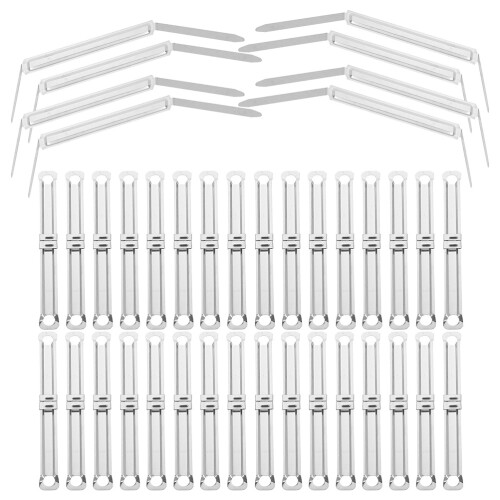 150pcs Metal Binder Fasteners Binding Spines Clips 2