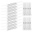 150pcs Metal Binder Fasteners Binding Spines Clips 10