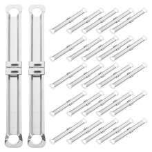 150pcs Metal Binder Fasteners Binding Spines Clips