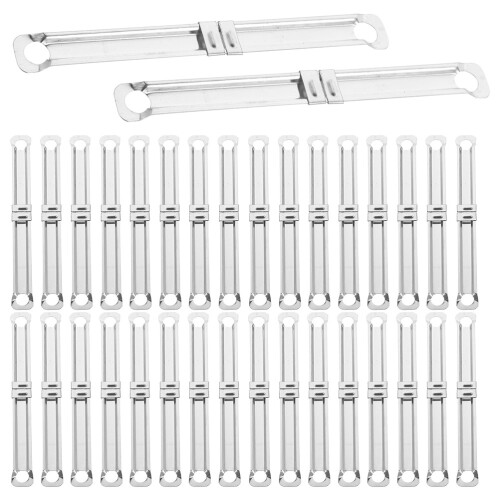 150pcs Metal Binder Fasteners Binding Spines Clips 1
