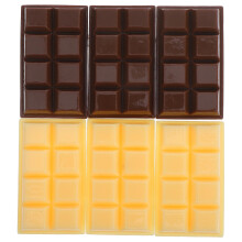 6pcs Realistic Resin Chocolate Models Fake Food Craft