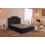 (Single, With Ottoman, Black) Manhattan Bedframe with Optional Ottoman Storage - Sophisticated & Functional 1