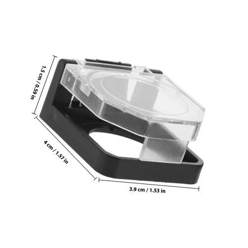 4pcs Button Guard Child Plastic Dust Cover Flat 1