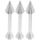 3pcs aluminum alloy cake piping cone holder icing tools 9