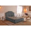 (Single, With Ottoman, Grey) Manhattan Bedframe with Optional Ottoman Storage - Sophisticated & Functional 1