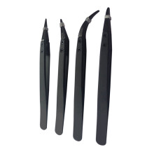 4pc Ceramic Tweezers Set Heat Resistant to 3000F