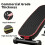 Adjustable Weight Bench for Full Body Exercise - Foldable, Multifunctional, Black&Red (1pc) 4