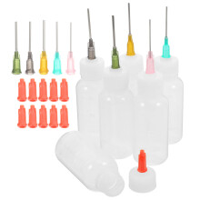 1Set Multifunktionale Nadel-Klebeflasche Aus Robustem Pe, Mehrfarbig