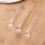 100pcs Transparent Plastic Spoons for Ice Cream Dessert 7