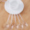 100pcs Transparent Plastic Spoons for Ice Cream Dessert 5