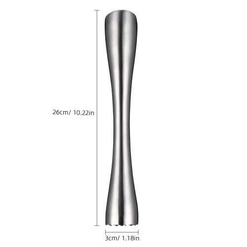 Stainless Steel Cocktail Muddler for Mojitos Margaritas 1