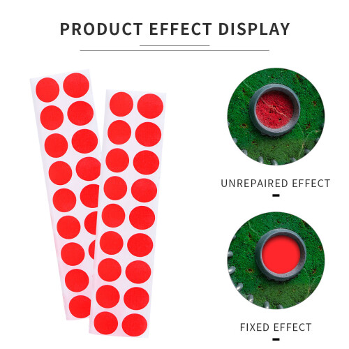 900pcs 2cm portable shooting target paper patches red