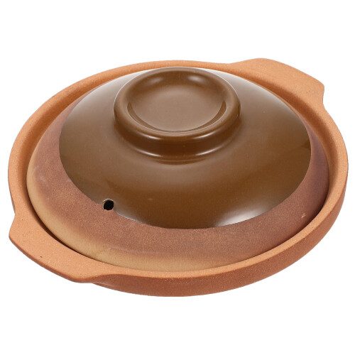1 Set Ceramic Casserole Stewing Pot Multi-Functional Kitchen