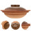 1 Set Ceramic Casserole Stewing Pot Multi-Functional Kitchen 5