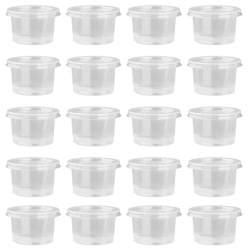 50pcs 140ml Containers with Lids