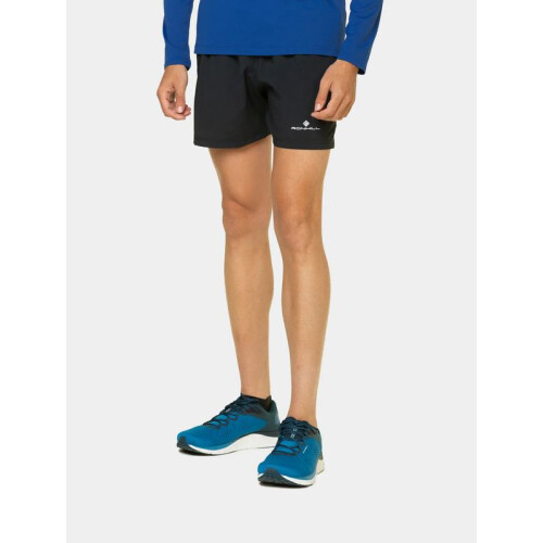 Short de course Ronhill Core 5" pour homme, performance et confort - Noir - M