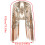 Fringed Sequins Stole Glitters Shawl Wrap For Ladies-Apricot 2