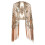 Fringed Sequins Stole Glitters Shawl Wrap For Ladies-coffee 1