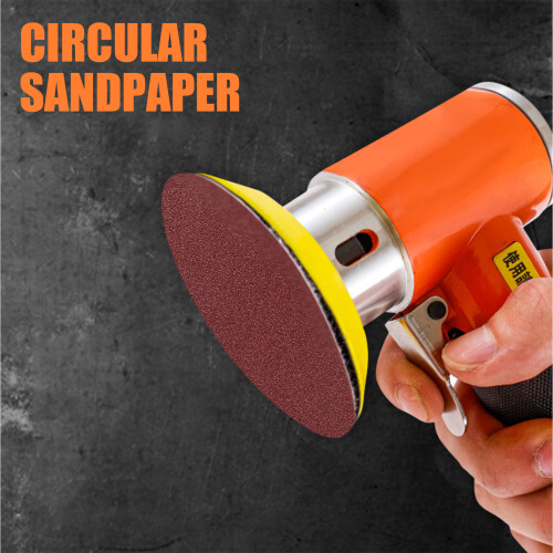125mm Abrasive Sandpaper Pad Sanding Disc Set 100Pcs for-100th 1