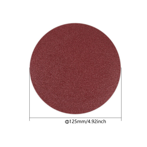 125mm Abrasive Sandpaper Pad Sanding Disc Set 100Pcs for-100th 2