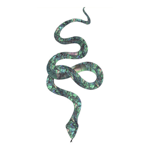 Indoor Guitar Sticker Decal Inlay Sticker Decorations-Snake