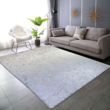 (LIGHT GREY, 160x230cm) LUXURY NON SLIP MACHINE WASHABLE MARBLE EFFECT RUGS 90X190CM 160X230CM 190X270CM