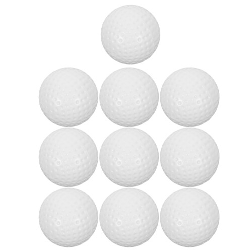 10pcs Soft Foam Golf Balls Realistic Feel Limited Flight 6cm