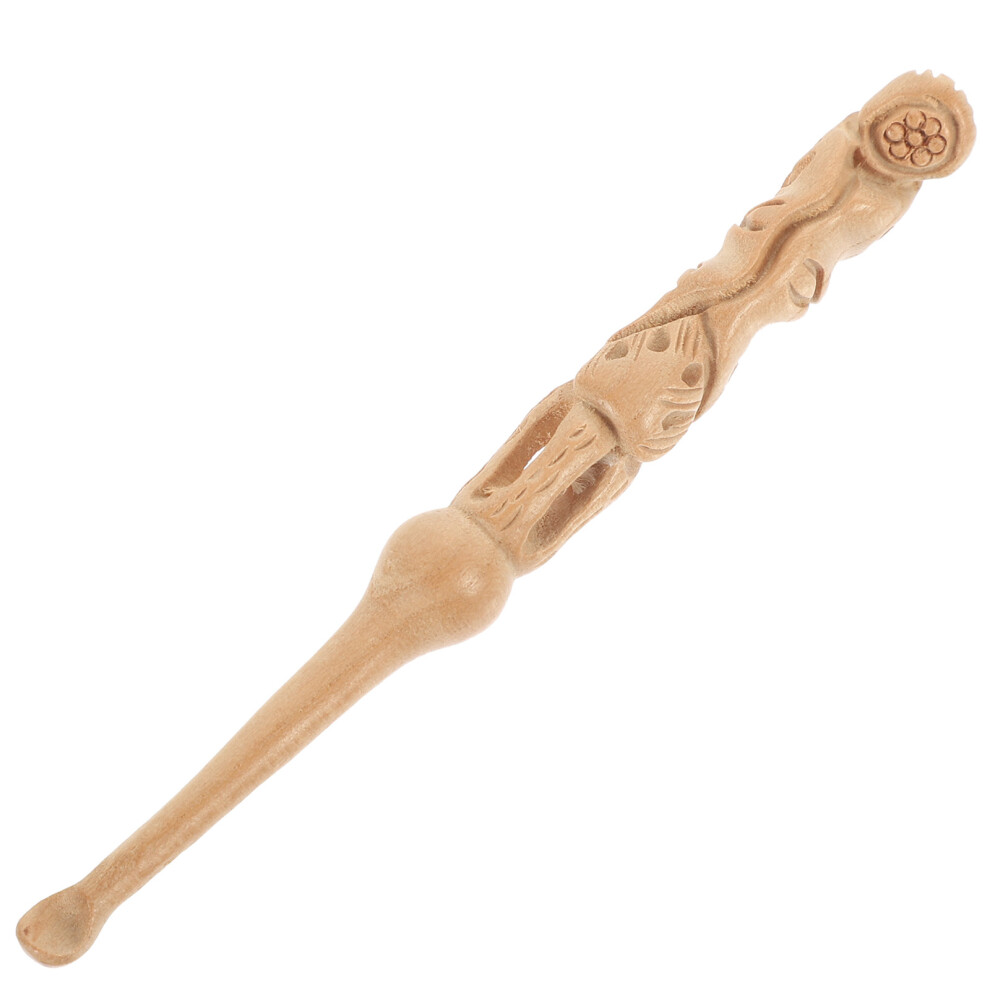 Inoomp Ear Scoop Earwax Removal Tool Reusable Wood Pick