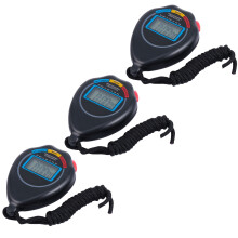 3pcs Portable Training Stopwatch Game Stopwatches