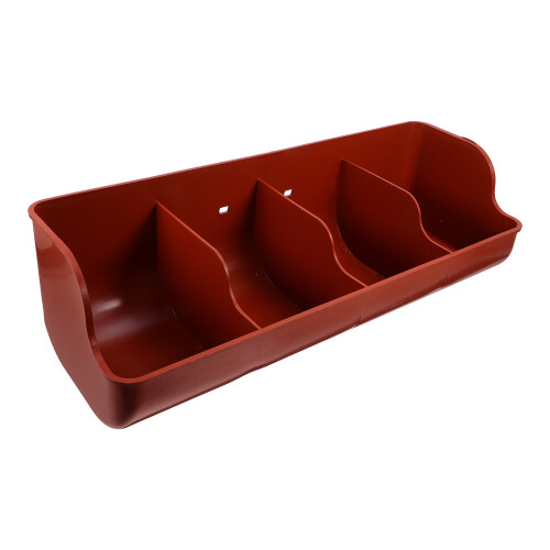 Heavy Duty Plastic Trough Feeding Trough Light Brown 1pcs