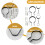 6pcs toys, educational infant preschool handheld learning 9