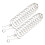 2Pcs Edelstahl Vogel Papagei Sicherheit Lock 1
