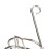 2Pcs Edelstahl Vogel Papagei Sicherheit Lock 11