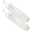 2Pcs Edelstahl Vogel Papagei Sicherheit Lock 2