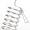 2Pcs Edelstahl Vogel Papagei Sicherheit Lock 12
