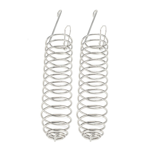 2Pcs Edelstahl Vogel Papagei Sicherheit Lock 2