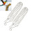 2Pcs Edelstahl Vogel Papagei Sicherheit Lock 9