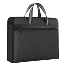 Pochette Document Zippée En Toile Multicouche Portable