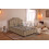(King, Beige) Manhattan Bedframe with Optional Ottoman Storage - Sophisticated & Functional 1