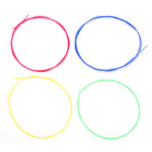Ukelele 4 Stück Nylon-Saiten Bright Colour Ersatzset Glatt & Langlebig