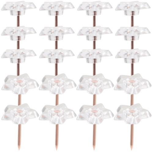 100St Multikleuren Ster Thumbtacks Voor Kaarten En Posters