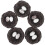 5pcs Mini Resin Bird Nests With Eggs For Home Decor 9