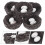 5pcs Mini Resin Bird Nests With Eggs For Home Decor 5