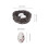 5pcs Mini Resin Bird Nests With Eggs For Home Decor 2