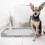 Dog Litter Boxes Potty Tray Grey Abs 1pcs Pee Holder 3